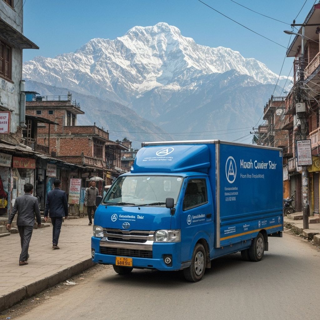 Nap Logistics delivery truck in Australia